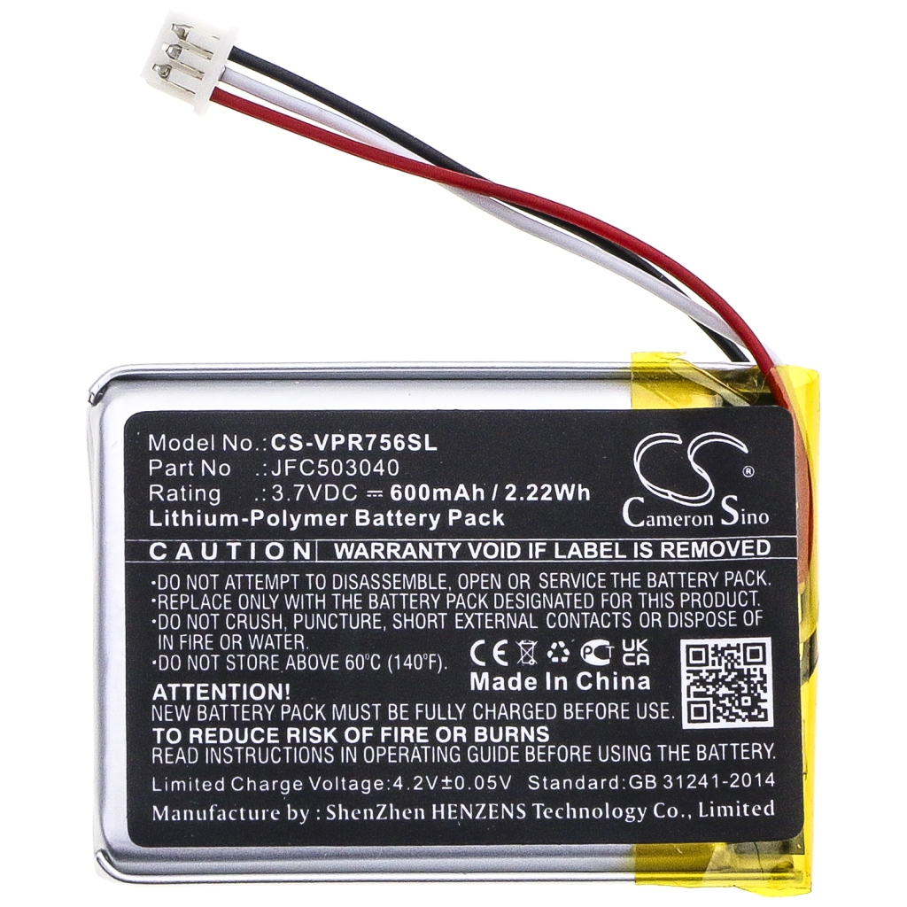 Compatible battery replacement for Clifford JFC503040