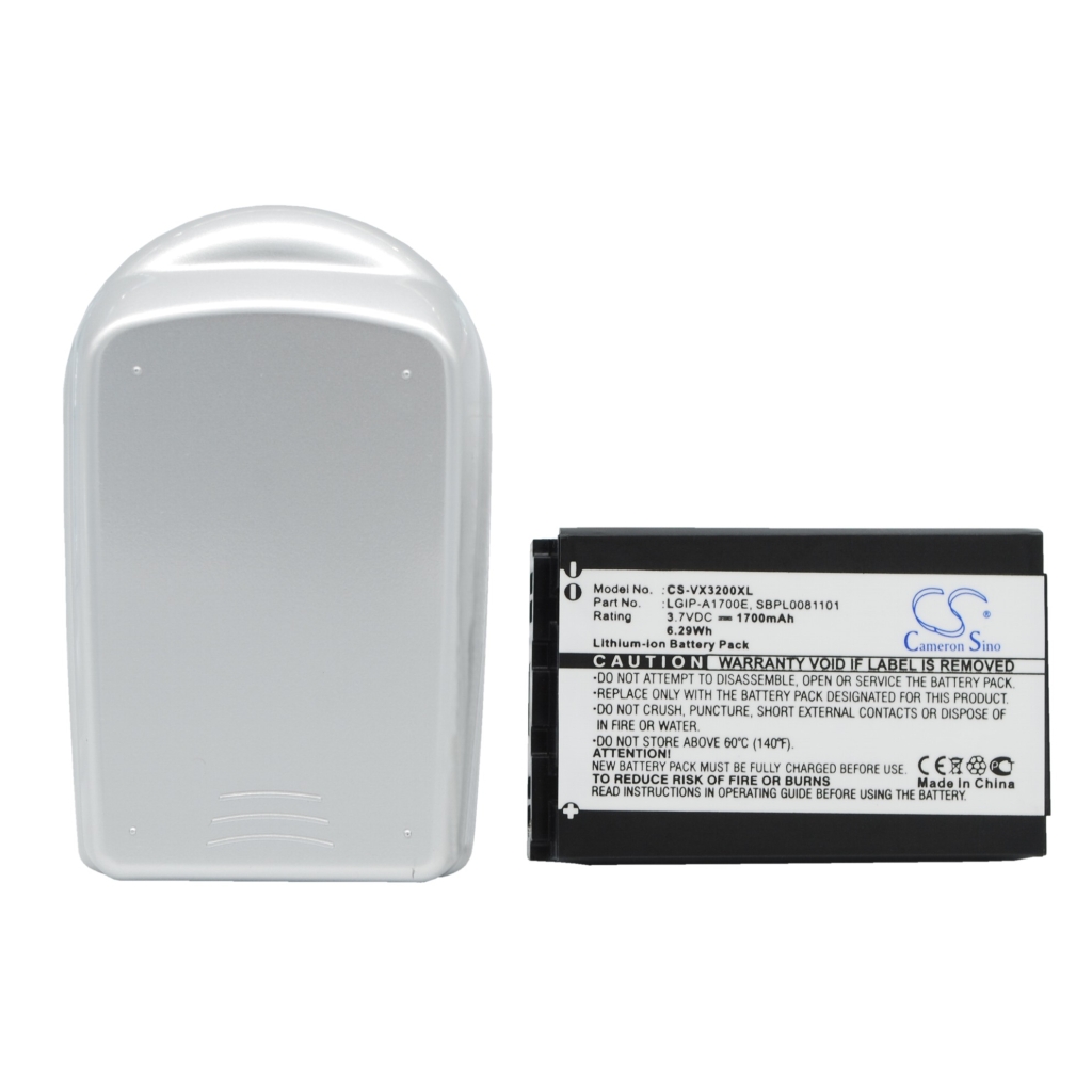 Battery compatible with LG CS-VX3200XL