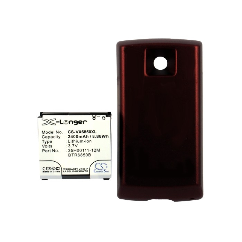 Batteries compatible with Verizon XV6850 XV6850 CS-VX6850XL
