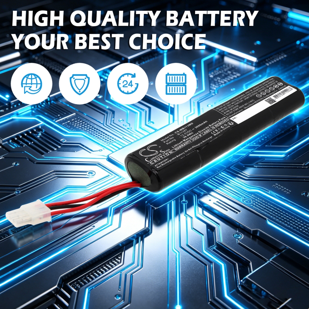 Battery compatible with Welch-Allyn Mrl Grason stadler Schiller america Medical research CS-WB113MD