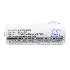 Compatible battery replacement for Cardinal Medical 1919-P-5020,1919-P-7069,78904586,B10097,X-02.99.314