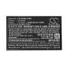 Battery compatible with Wego CS-WGM301MD