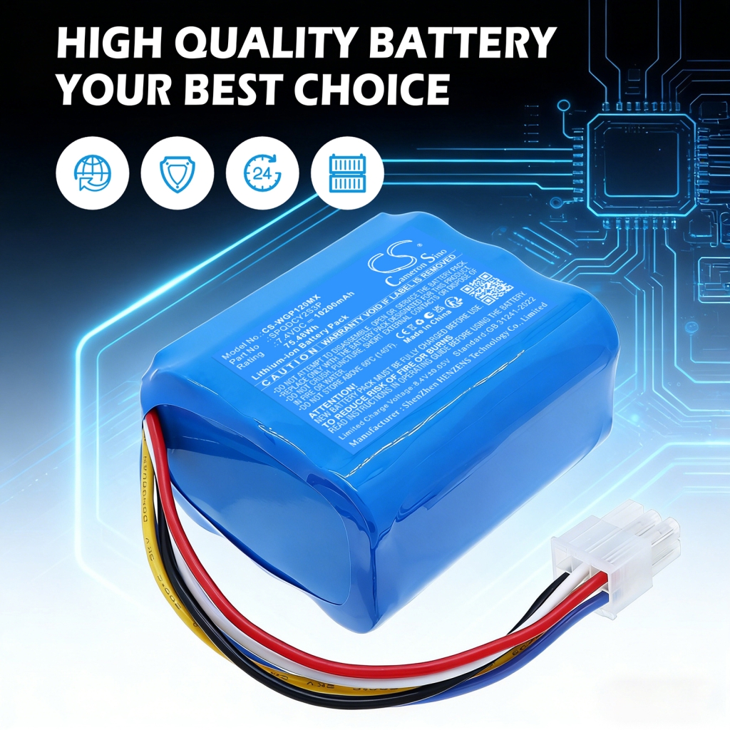 Battery compatible with Wego CS-WGP120MX