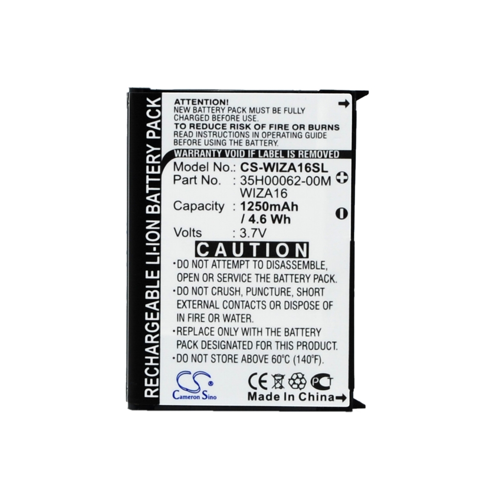 Battery compatible with HTC