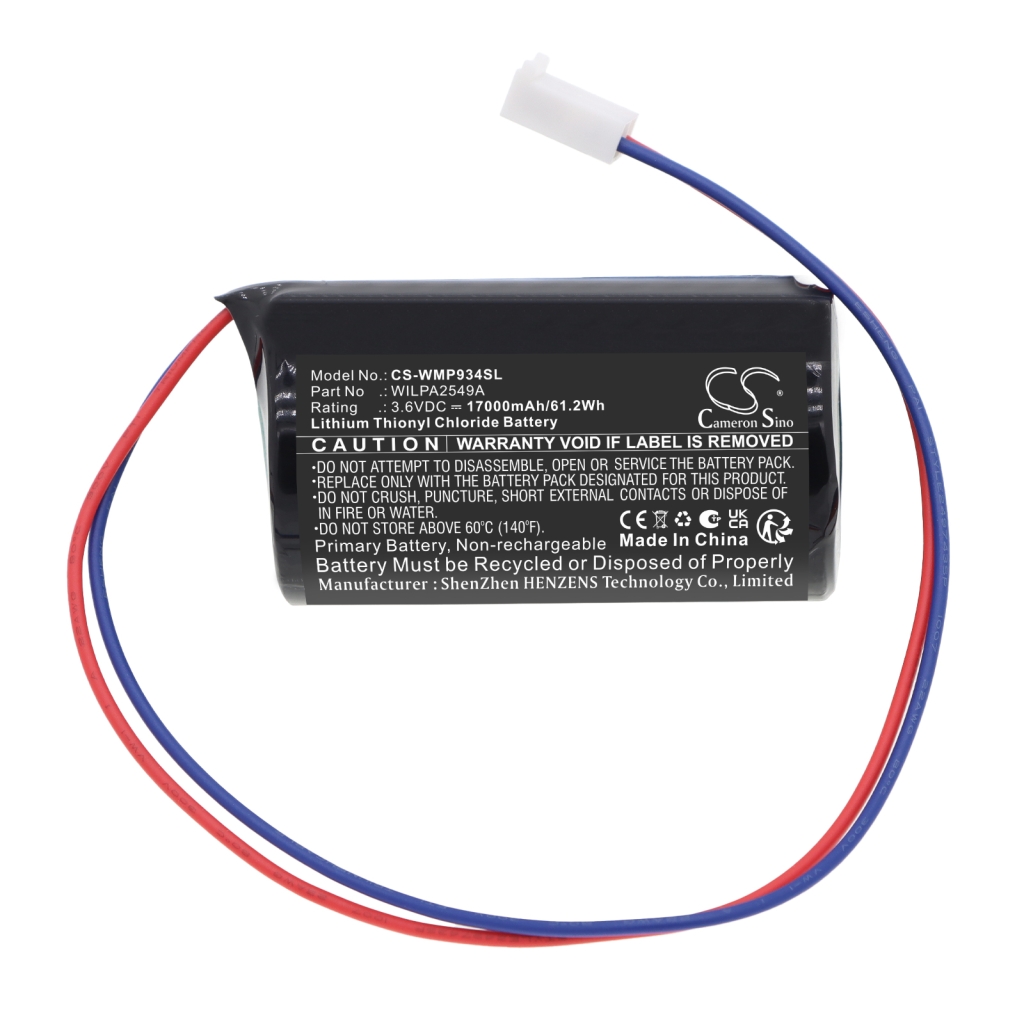Battery compatible with Water meter CS-WMP934SL