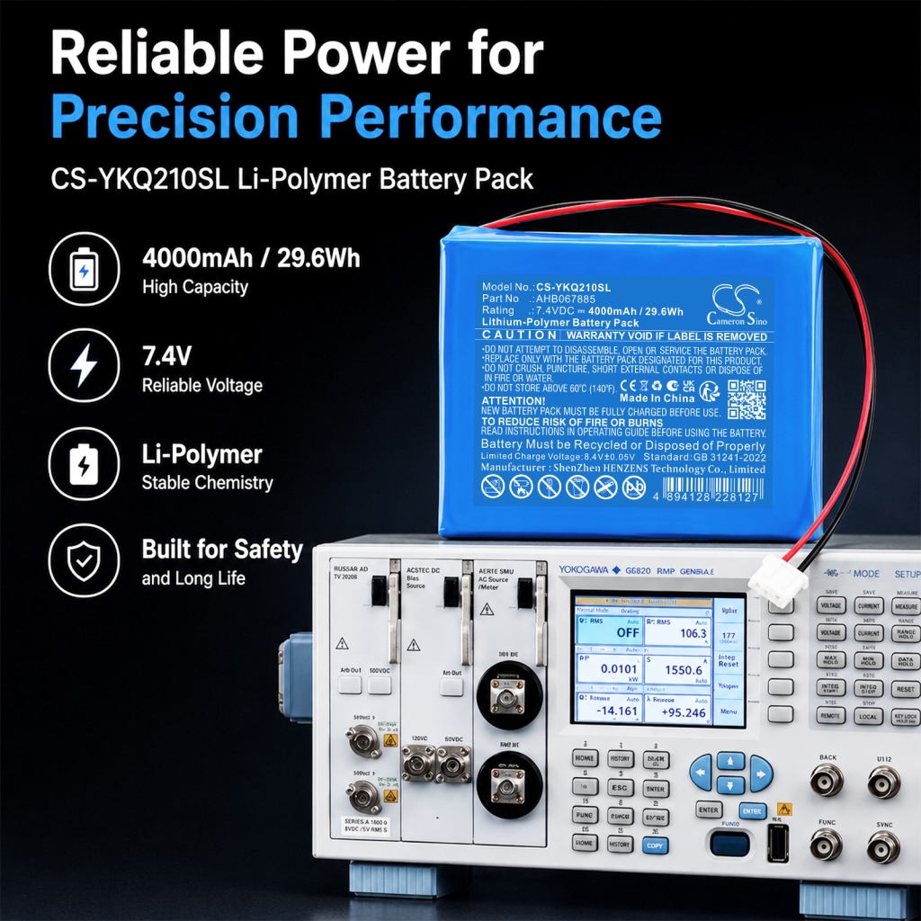 Battery compatible with Yokogawa CS-YKQ210SL