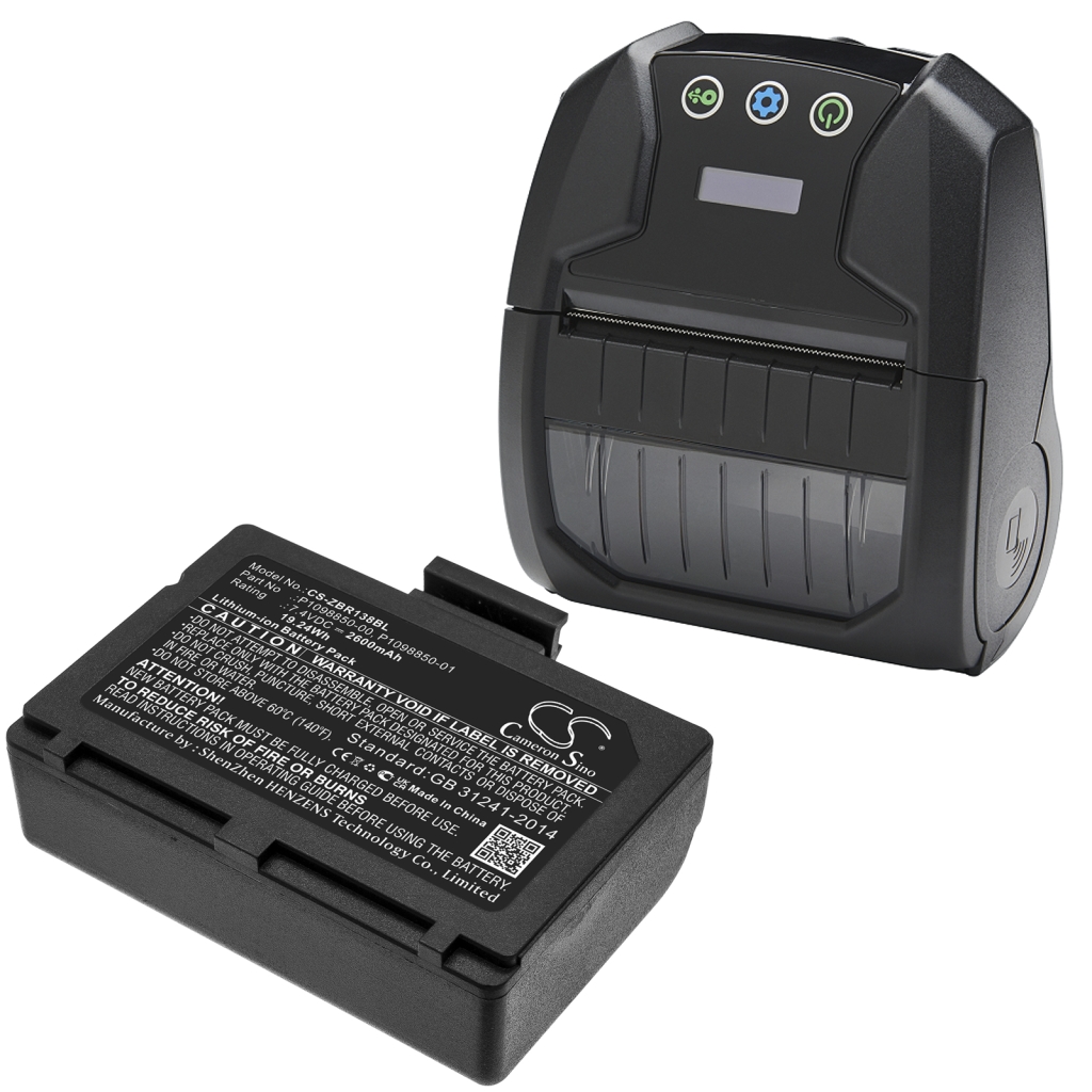 Printer Battery Zebra ZR138