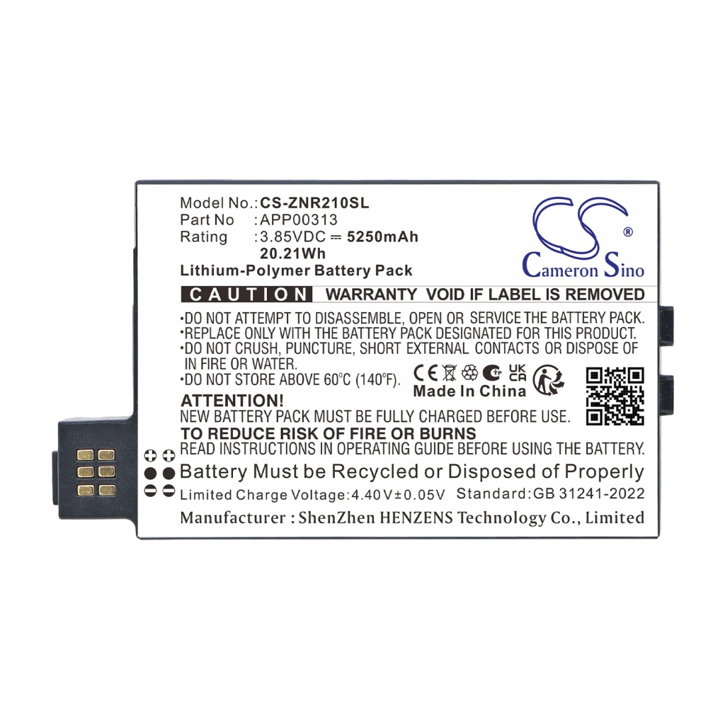 Batteries compatible with Zyxel NR2101 5G MiFi CS-ZNR210SL