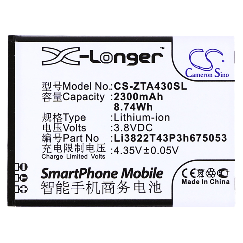 Mobile Phone Battery Telstra CS-ZTA430SL