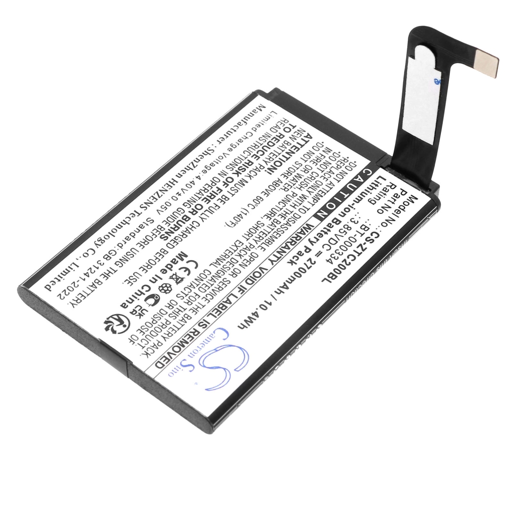 BarCode, Scanner Battery Zebra CS-ZTC200BL