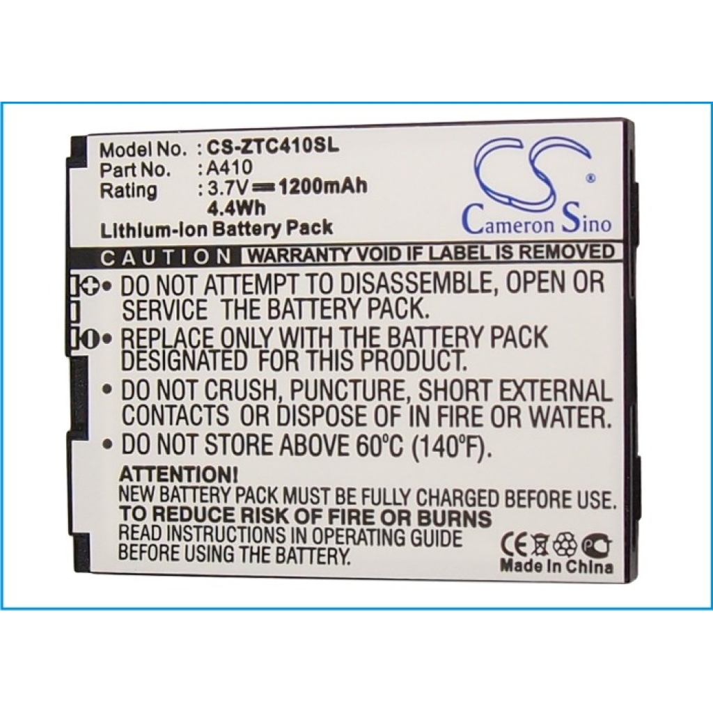 Mobile Phone Battery Cricket CS-ZTC410SL