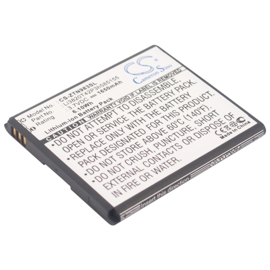 Battery Replaces Li3820T42P3h585155