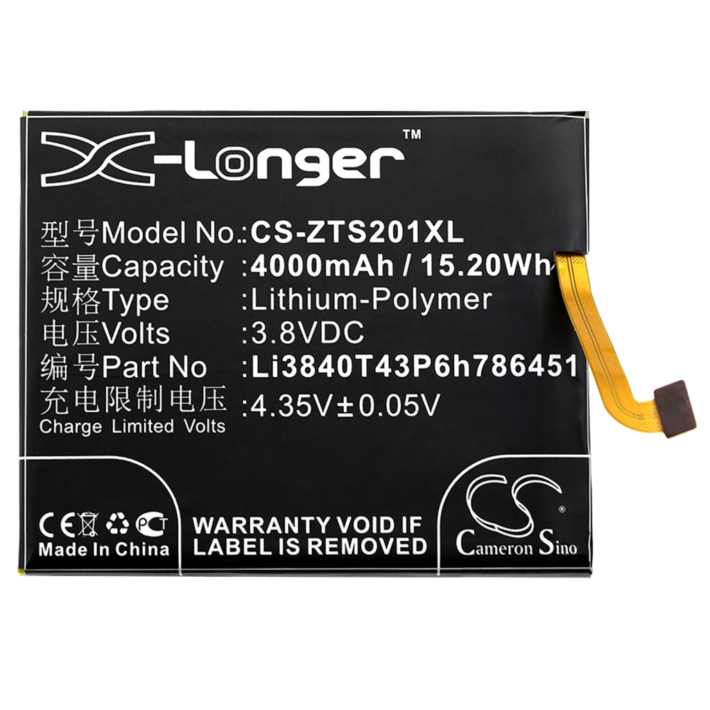 Battery compatible with ZTE CS-ZTS201XL