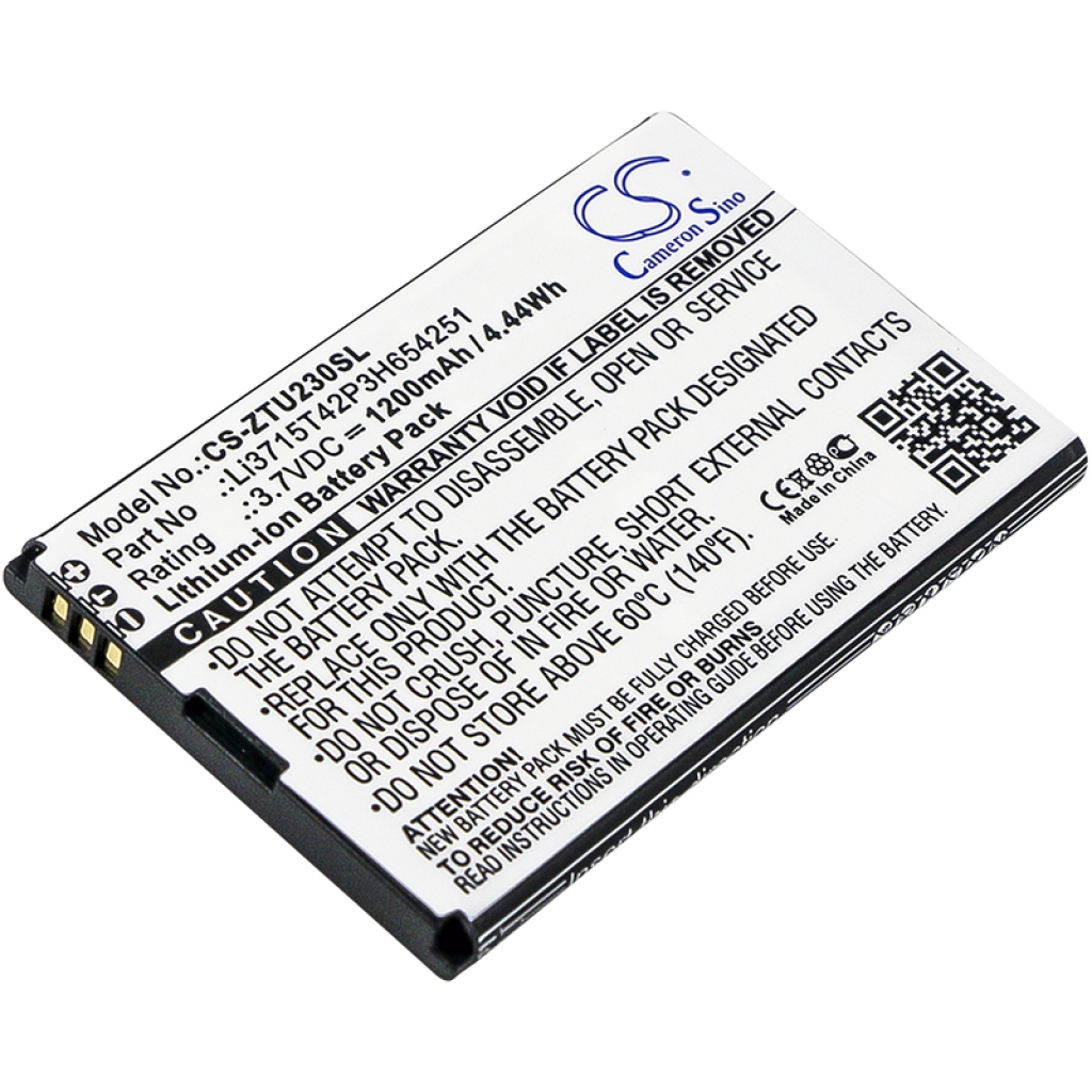 Battery Replaces Li3711T42P3h654246