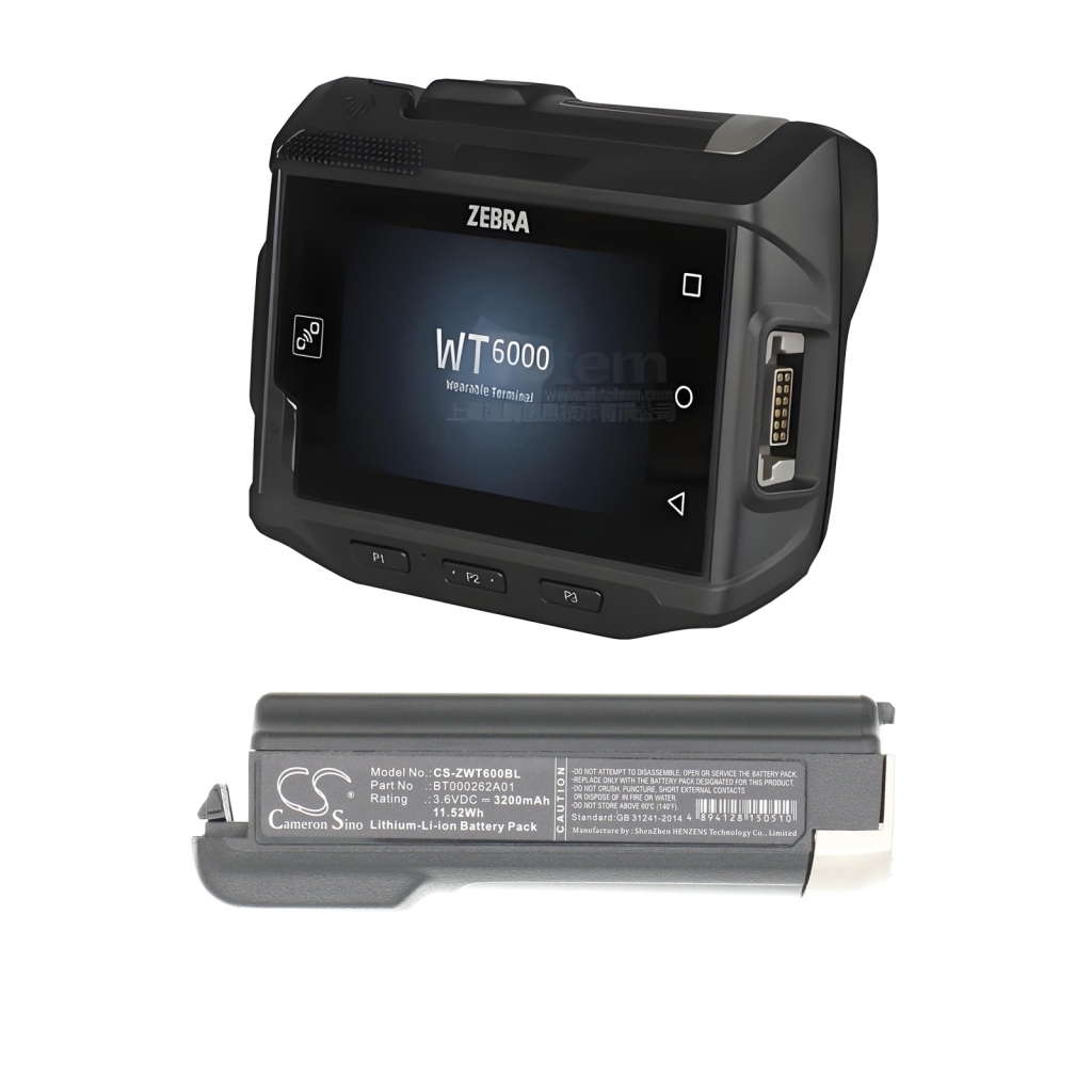 Batteries BarCode, Scanner Battery CS-ZWT600BL
