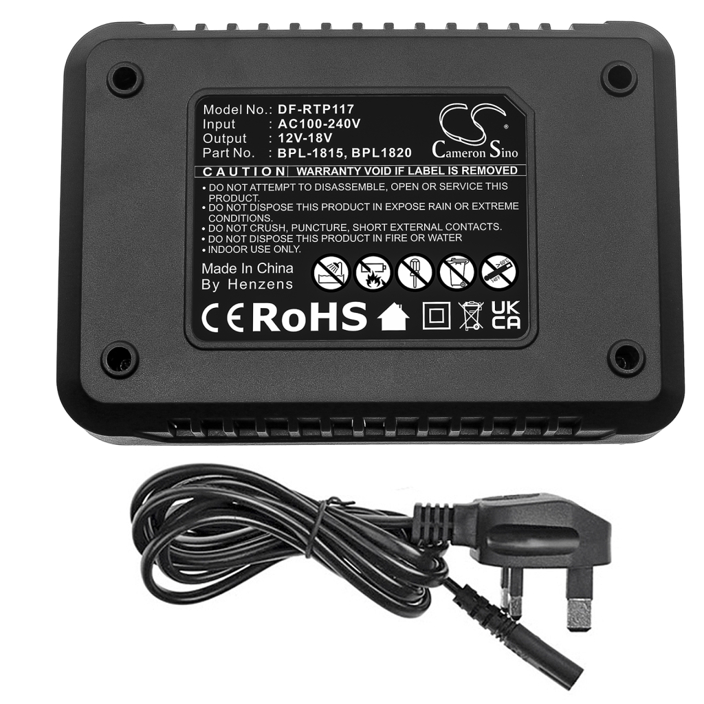 Compatible charger replacement for Ryobi 130111073,130171003,130224007,130224010,130224011...