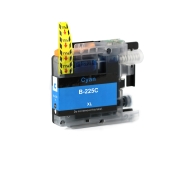 Compatible replacement for Compatible with Brother LC225XLC / 15ml Ink Cyan (Ink cartridges)